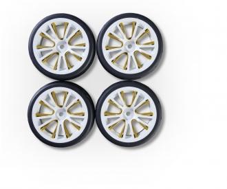 1:10 M-Design wheel set, RC wheels, white gold