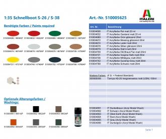 1:35 Schnellboot S-26 / S-38