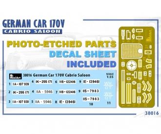 1:35 Dt. PKW Typ 170V Cabrio