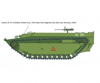 Italeri LVT-4 Water Buffalo Model Kit 1:35