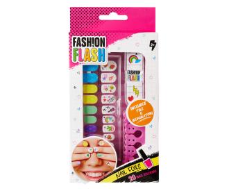 Fash!onFlash Nail Foils, 2-ass.,