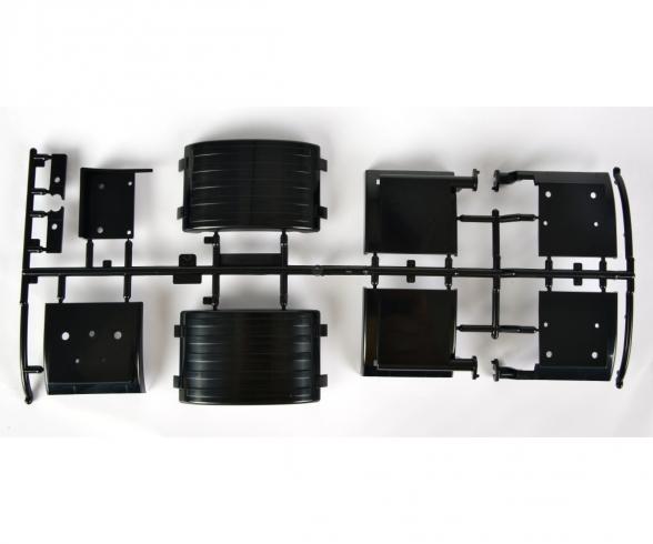 Y-Parts Rear Fender, model parts set, black sprue