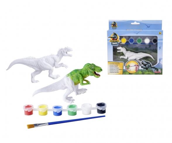 Dinosaurier zum Bemalen, 2-sort. Dinosaurier zum Bemalen, 2-sort.