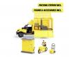 DHL Delivery Set Parcel Vehicle Playset 25 cm
