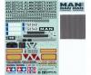 MAN TGX 18.540 Ver.II Sticker-Set, Modell-Dekalbogen