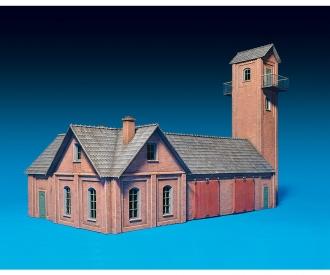 1:72 Caserne de pompiers colorée