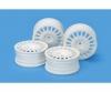1:10 RallyDish Wheels, wheel set, 24 mm white