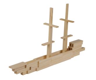Wooden Construction Kit 200 Pieces