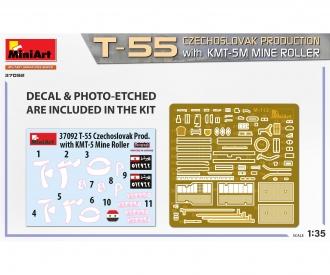 1:35 T-55 CZ Prod. M. KMT-5M Rouleau de mines