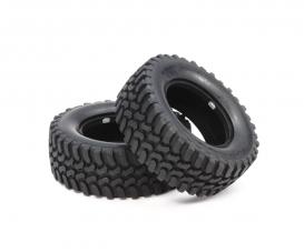 CC-01 Mud Block Tires, RC tire set, 1:10