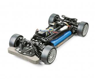 1:10 RC TT-02 Chassis, aufgebaut