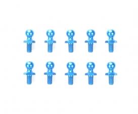 Alum. Ball Connector blue 5mm, RC spare part