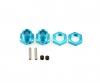 Alu Hex Hub 17 mm, RC wheel hub set