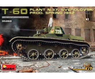 1:35 T-60 Plant No.37 Frühj. 1942 Inter.