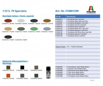 1:72 S. 79 Sparviero