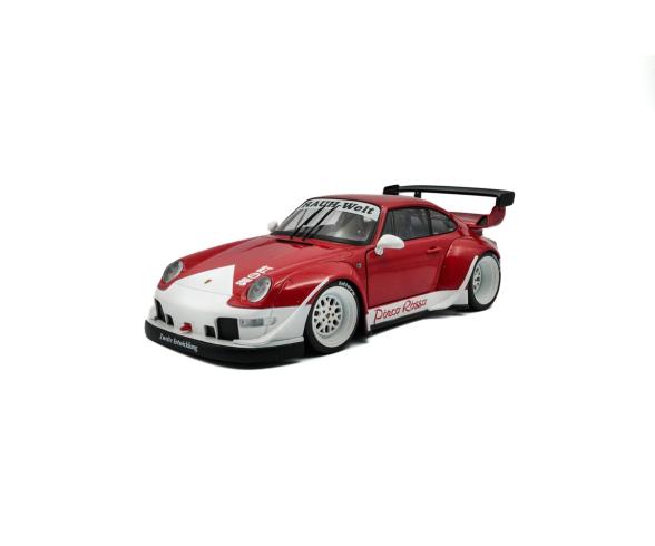 RWB Bodykit Porco Rosso, voiture miniature en métal moulé, 1:18