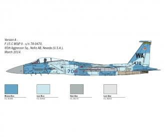 F-15C Eagle Aircraft Model Kit 1:72 Scale