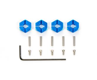 Wheel Hub Clamp Type 4mm, RC hub set, blue