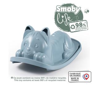 Smoby Life Bascule Chat Bleu