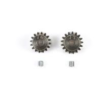 Pinion Gear-Set 16/17T Alu M0.6 for RC Chassis