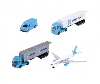 Buy MAERSK Transport Vehicles 3 asst. online Majorette