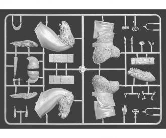 MiniArt French Dragoon Model Kit 1:16 Scale