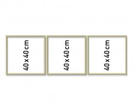 Triptych Painting by Numbers Aluminium Frame