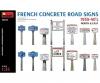 1:35 Fre. Concr.Road Signs 30-40's No/Ea 1:35 Fre. Concr.Road Signs 30-40's No/Ea