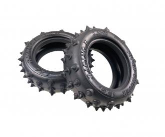 30mm VQS Front Pin-Spike Tires, model tyre set