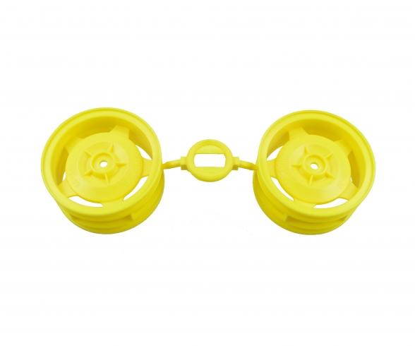 Buggy Front Wheel Star 60/29 Pair Fluor Yellow