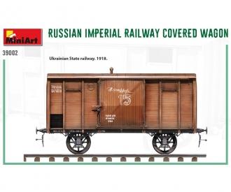 1:35 Rus. Imperial Railway Covered Wagon