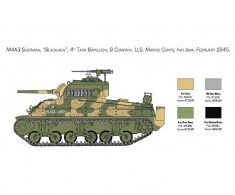 Italeri M4A2 U.S. Marine Corps Tank Kit 1:35