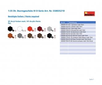 1:35 Ger. Sturmgeschuetz III 0-Series