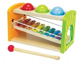 Color Xylophone Hammering Bench