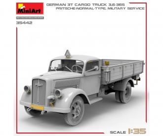 1:35 Deutscher 3 Tonnen Cargo Truck Pritschenwagen