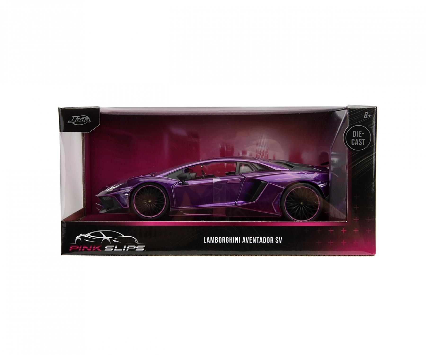 Buy Pink Slips Lamborghini Aventador SV 1:24 online | Jada Toys