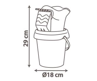 Vaiana Medium Garnished Bucket