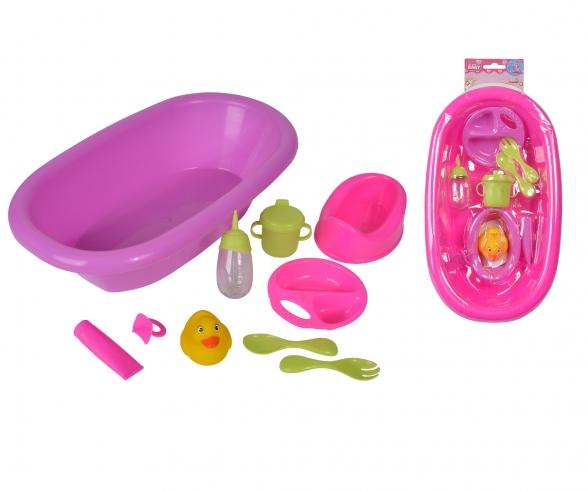 New Born Baby Baignoire pour Poupées avec Accessoires