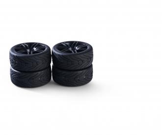 1:10 wheel set 14 Sp.Design (4) black