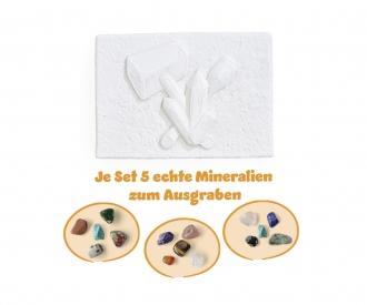 Scout Mineralien ausgraben