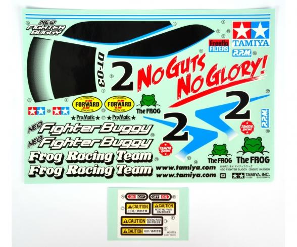 1:10 Neo Fighter Buggy, decal set, DT-03