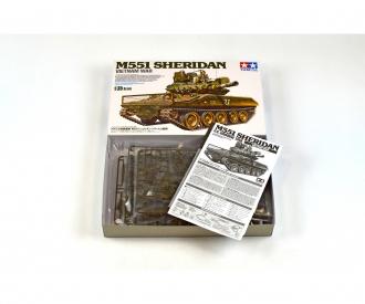 1:35 US M551 Sheridan, plastic model assembly kit