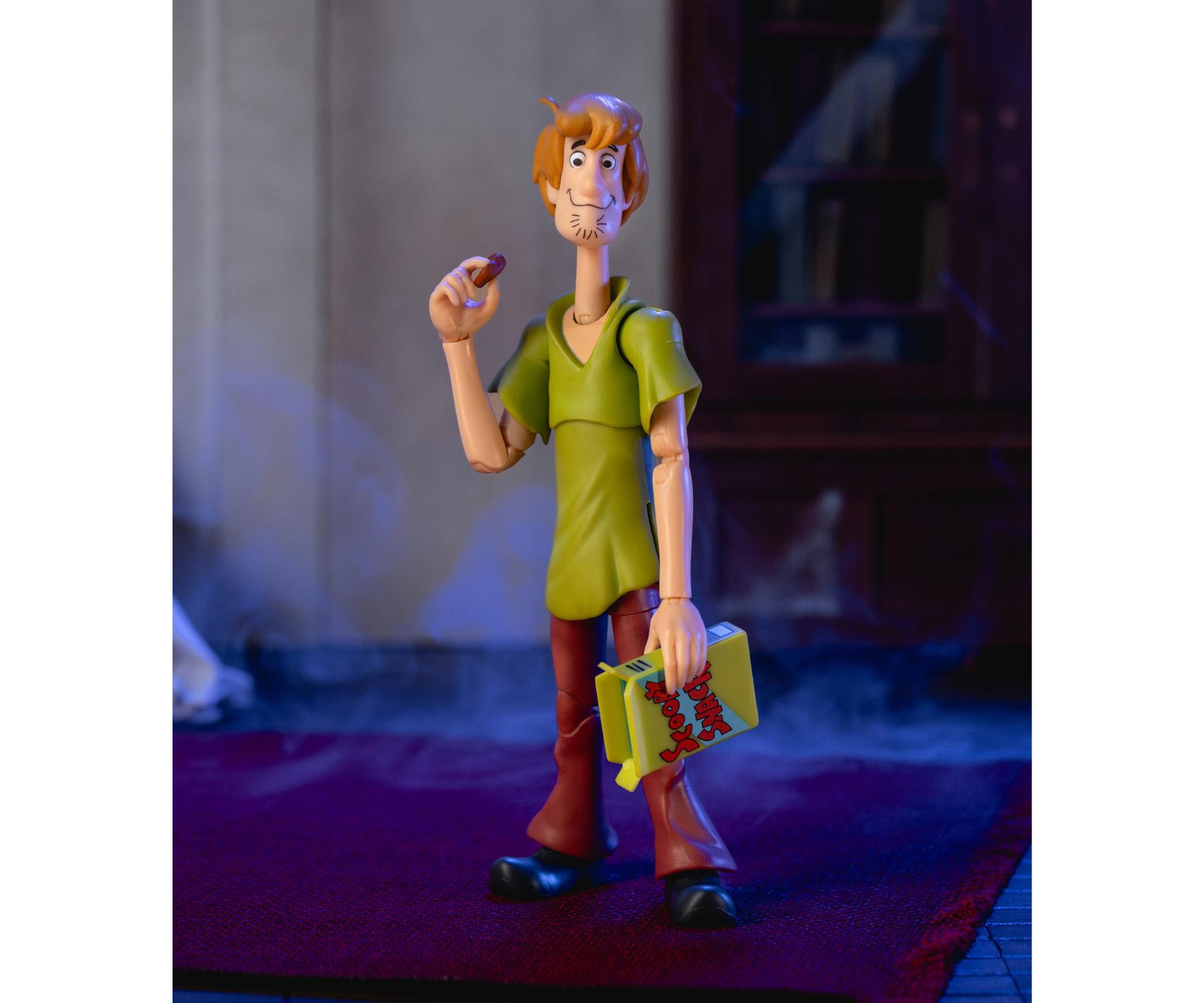 Jada Scooby-Doo Figura Shaggy Rogers 15 cm articulada, más de 25 Puntos articulación, Accesorios Intercambiables, Caja Ventana coleccionista, Licencia Oficial, 13 años (9335625314R00