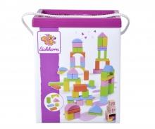 Coloured Wooden Blocks - 75 Pieces