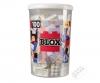 Blox 100 white 8 pin Bricks in Box