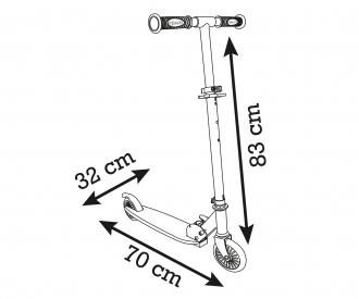 Stitch - Patinette 2 Roues Pliable