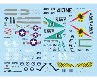 Italeri A-7E Corsair II Model Kit 1:72 Scale