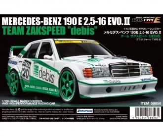 1:10 MB 190E debis Zakspeed, RC assembly kit