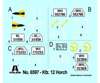 Kfz.12 Horch 901 typ 40 Early Version Kit