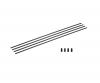 Antenna Tube Black 4Pcs Model Accessory